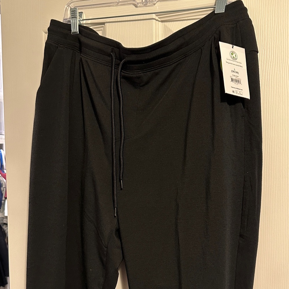 Athletic Works Men's Black Sweatpants